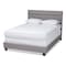 Baxton Studio Ansa Grey Upholstered Full Size Bed 159-9763 - alternate 1